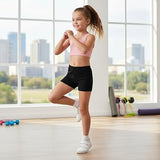 Girls Children’s Cotton Hot Pants Gymnastics & Dance Stretch Shorts Ages 5-12 Years,Comfortable & Breathable Activewear