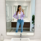 Women's Cropped Blazer, Open Front, Long Sleeve, Slim Fit, Casual Suit Jacket