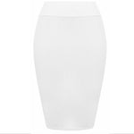 Load image into Gallery viewer, Womens Plain High Waisted Knee Length Bodycon Stretch Pencil Midi Skirt 8-14
