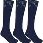 LUXE DIVA Girls Knee High School Socks with Bow 3 Pack