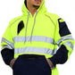 LUXE DIVA Hi-Vis Pullover Hoodie Reflective Safety 3 Pockets