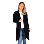 Load image into Gallery viewer, New Womens Ladies Long Sleeve Maxi Boyfriend Cardigan Open Floaty 8-22
