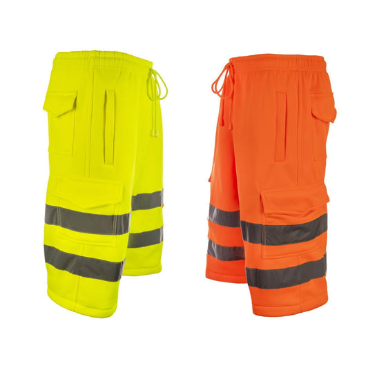 Hi Vis Combat Work Shorts Ð Yellow/Orange Reflective (SÐ2XL)