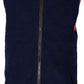 LUXE DIVA  Hi Viz Bodywarmer Reversible Fleece Lined High Visibility Gilet Hi Vis Reflective Waterproof Workwear Padded Vest Security Safety Wear Warm Waistcoat