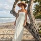 LUXE DIVA Women's Plus Size Bandeau Maxi Dress Strapless Jersey 8-22