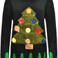 LUXE DIVA Christmas Tree Jumper Women Xmas Jumpers for Women Bad Xmas Jumper Women Funny Christmas Jumpers Womens Ugly Christmas Pullover Ladies Christmas Jumper Christmas Sweatshirt Xmas Sweatshirts