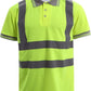 LUXEDIVA Mens HI Viz Polo T-Shirt Top Size S to 2XL