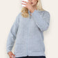 LUXE DIVA Womens Collar Zip Cable Knit Cardigan Ladies Long Sleeve Pullover Pocket Jumper