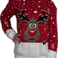 LUXE DIVA Unisex Rudolph Star Christmas Jumper Adult