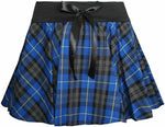 Load image into Gallery viewer, Girls Circular Kids Tartan Skirt Check Bow Detail Dance Mini Skirts 5-10 Years
