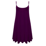 Load image into Gallery viewer, LUXEDIVA Women&#39;s Plain Cami Stretchy Flared Ladies Swing, Mini Dress Long Vest Top 8-22 Casual Soft Womenswear Comfortable Fashion Style Summer Casual Wear
