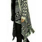 LUXE DIVA Ladies Women Long Sleeves Aztec Print Frill Waterfall Knitted Cardigan 8-16