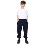 Load image into Gallery viewer, LUXE DIVA Boys Kids Plain Fleece Jogging Bottoms Joggers PE School Sports Casual Wear
