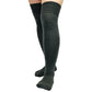 New Women PLAIN OVER THE KNEE Thigh High Socks Girls OTK Socks Uk Size 4-6