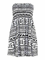 Load image into Gallery viewer, New Womens Ladies Sheering Top Strapless Bandeau Dress Top Jersey Ladies Plus Size Boobtube Top Dress UK 8-14
