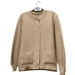 Load image into Gallery viewer, LUXE DIVA Womens Stitch Crew Neck Cardigan Ladies Knitted Pocket Front Button Up Long Sleeve Sweater UK 8-22
