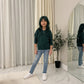 LUXE DIVA Kids V Neck School Jumper Unisex Knit Sweater School Uniform Pullover