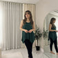 LUXE DIVA Women's Hanky Hem Sleeveless Tunic Vest Top Casual