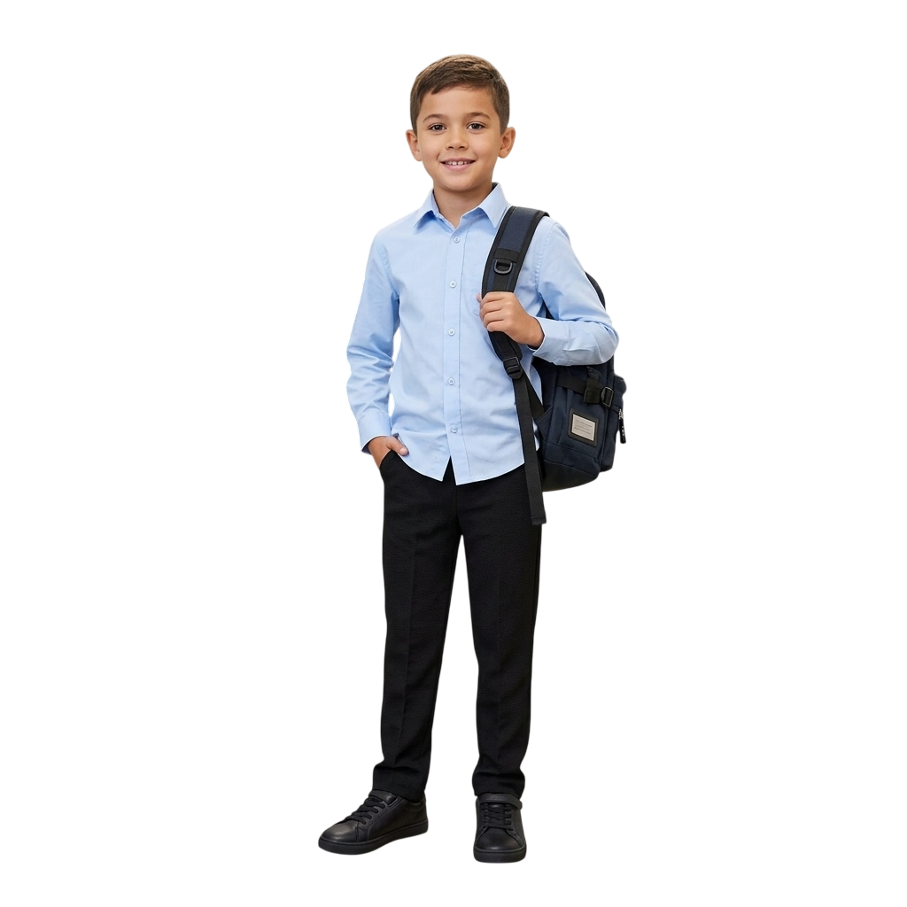 Boys Sturdy Fit School Trouser