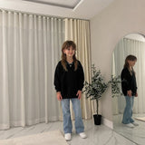 LUXE DIVA Kids V Neck School Jumper Unisex Knit Sweater School Uniform Pullover