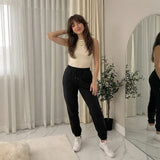 LUXE DIVA Women's Casual Lounge Joggers Comfortable Relaxed Fit Trousers