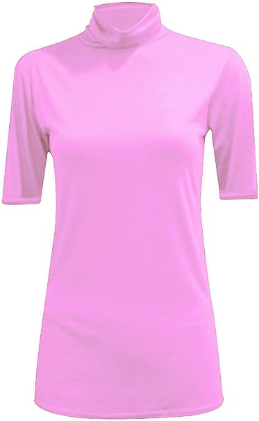 LUXE DIVA Women's Short Sleeve Polo Neck Top Plus Size 16–26