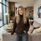 LUXE DIVA Women's Polo Neck Jumper – Warm Long Sleeve Pullover Sweater