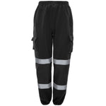 Load image into Gallery viewer, Mens Hi Vis Viz Visibility Jogging Pants Work Sweatpants Safety Joggers Trousers
