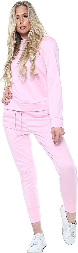 LUXE DIVA Women's Sweatshirt and Jogger Co-Ord Set 2 Piece