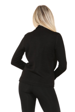 Load image into Gallery viewer, Womens Fine Knitted Striped Jumper Open Long Sleeve Sweater Twin Cardigan
