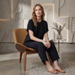 LUXE DIVA Women’s 2 Piece Tracksuit Set, Short Sleeve Top & Wide Leg Trousers, Casual Summer Co Ord Outfit
