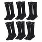 LUXE DIVA  Cotton Rich Girls Knee High School Bow Socks Pack 3 6 12