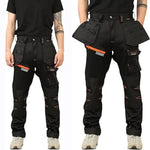 Load image into Gallery viewer, LUXE DIVA Men&#39;s Waterproof Softshell Cargo Trouser with Multi Zip Pockets Durable Safety Outdoor Work Wear Bottom Pants

