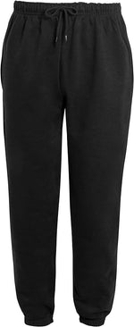 Load image into Gallery viewer, Womens Jogging Tracksuit Casual Lounge Wear Bottoms Sports Gym Training Trousers Cuffed Hem Ankle Jogger with Side Pockets Womens Fleece Elasticated Joggers Cuffed Sweatpants Sizes S-XXL

