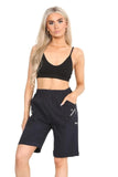 Women's Stretchy Summer Cotton Elasticated Cherry Berry Shorts Pant