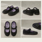 LUXE DIVA Girls Black Canvas School Shoes Touch Fastening PE Gym Dance Pumps