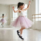 LUXE DIVA Girls Daisy Flower PE Pumps Black School Trainers with Touch Fastening for PE, Gym, Dance & Sports