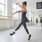 LUXE DIVA Girls Heart PE Pumps Black School Trainers with Touch Fastening for Sports, Gym, Dance & Indoor Activities