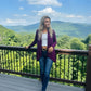 LUXE DIVA Women's Draped Waterfall Cardigan Asymmetric Hem Long Sleeve Loose Fit 8-26