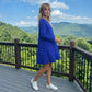 LUXE DIVA Women's Plus Size Plain Long Sleeve Swing Dress A Line Mini Dress