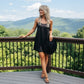 LUXE DIVA Women's Long Cami Strappy Skater Swing Dress Plus Size Printed Summer