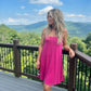 LUXE DIVA Women's Long Cami Strappy Skater Swing Dress Plus Size Printed Summer