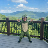 LUXE DIVA Kids Godzilla Dinosaur Costume Monster Fancy Dress Outfit