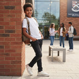 LUXE DIVA Kids Short Sleeve School Shirt – Boys & Girls School Uniform Top