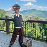 LUXE DIVA Boys Evacuee 1940s Costume World War II Historical Fancy Dress