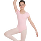 luxe diva Girls Gymnastics Leotard Short Sleeve Bodysuit