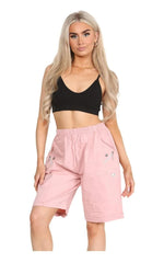 Load image into Gallery viewer, Women&#39;s Stretchy Summer Cotton Elasticated Cherry Berry Shorts Pant
