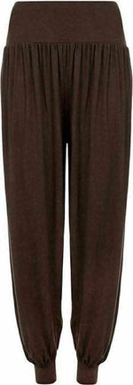 Load image into Gallery viewer, Harem Pants for Women UK Plain &amp; Printed - Full Length Ankle Cuff Stretchy and Comfortable Alibaba Hippie Trouser for Yoga and Beach Festivals

