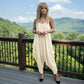 LUXE DIVA Women's Cami Lagenlook Baggy Harem Jumpsuit V Neck Playsuit
