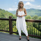 LUXE DIVA Women's Cami Lagenlook Baggy Harem Jumpsuit V Neck Playsuit